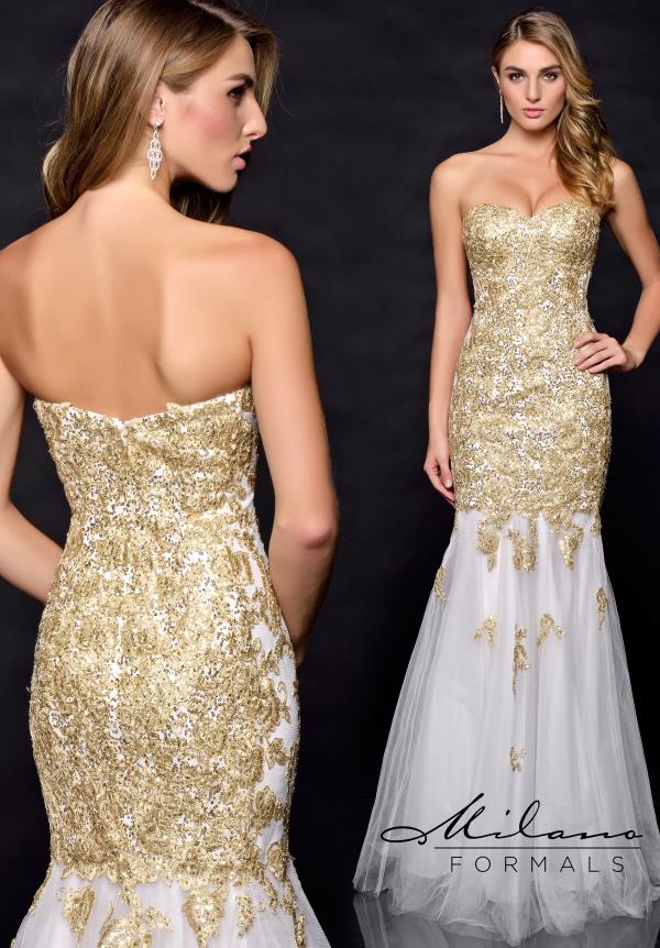 Gorgeous Mermaid Milano Formals Prom Dress E1738