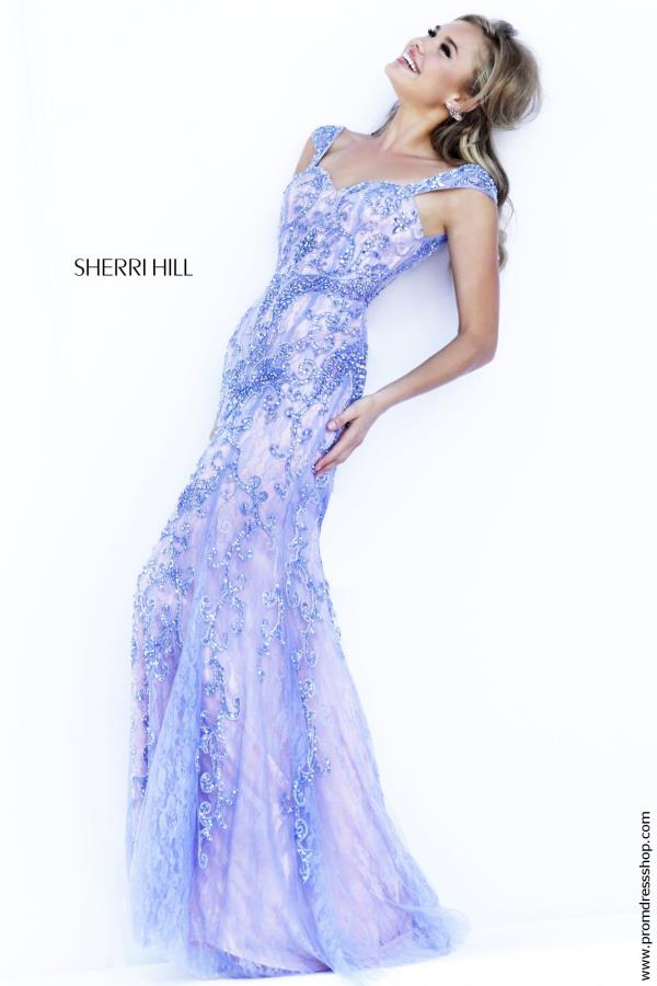 periwinkle prom dress