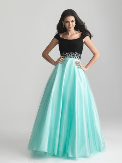 Night Moves Plus Size Dress 6804M at the Prom Dress Shop