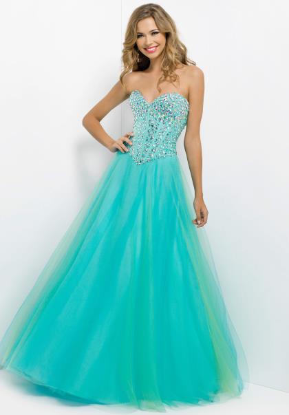 2014 Blush Corset Prom Dress 9759