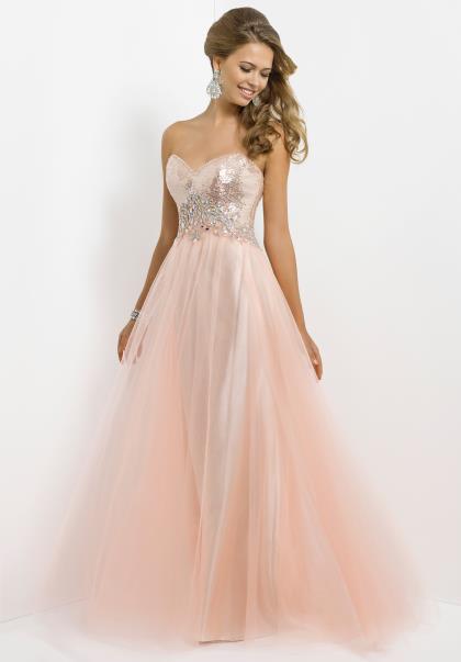 Blush Dress 9757 at the Prom Dress Shop
