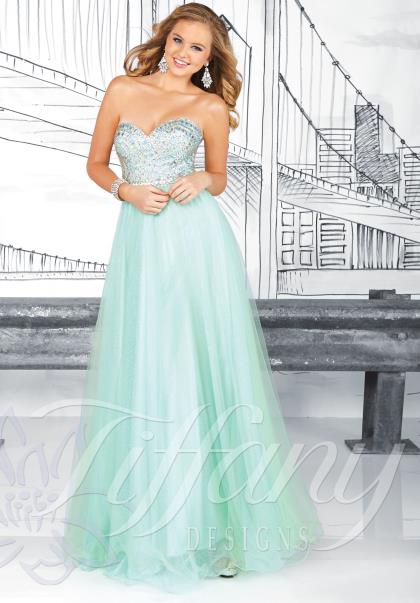 Tiffany Dress 16018 at the Prom Dress Shop