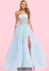sherri hill bright blue
