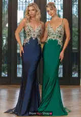 Navy and Emerald