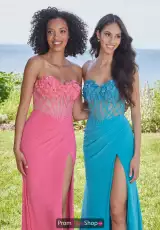 Coral Pink and Ocean Blue