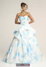 White/Soft Blue