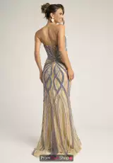 Nude/Blue/Silver