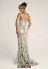 Nude/Blue/Silver