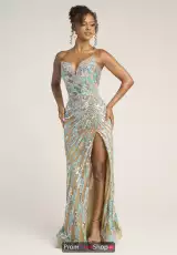 Nude/Blue/Silver