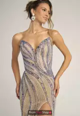 Nude/Blue/Silver