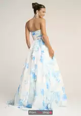 White/Soft Blue