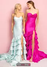 Light Blue and Fuchsia