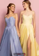 Periwinkle and Yellow
