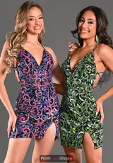 Black/Multi and Black/Green