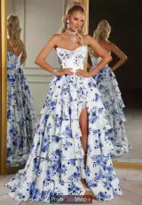 White/Blue