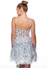 Blue White Rose