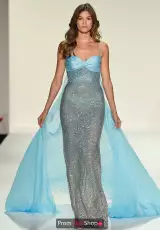 Light Blue Ombre/Ab/Silver