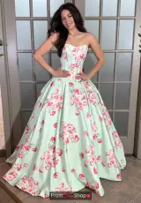 Light Green Print