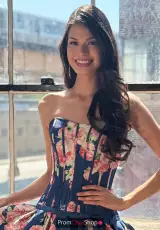 Navy Print