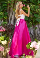 Fuchsia/White