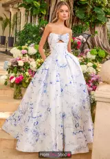 White/Blue