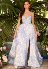 Ivory/Light Blue