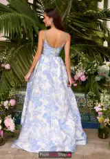 Ivory/Light Blue