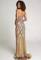 Nude/Blue/Silver