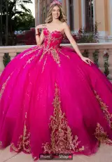 Fuchsia/Gold