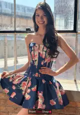 Navy Print