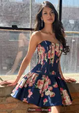 Navy Print