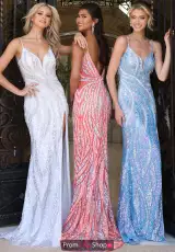 White, Coral, Light-Blue