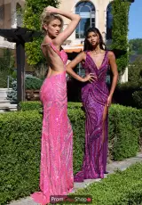 Neon Pink/Multi and Plum Multi