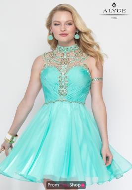 Alyce Short Dresses at Prom Dress Shop