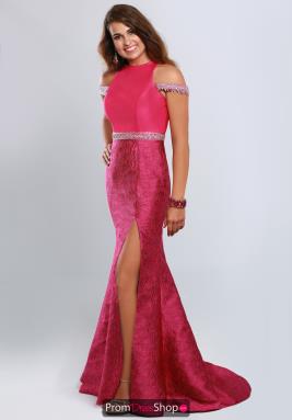 Neon Cerise Prom Dress