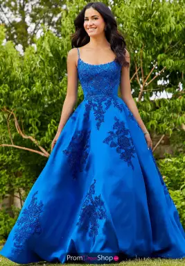 Royal Blue Partywear Gown with Embroidery and Sequins Work with Dupatta GownsDiademstorecom