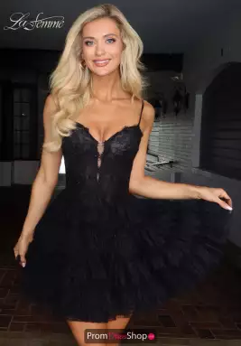 La Femme Short Dress 33318