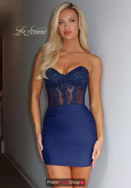 La Femme Short Dress 33239