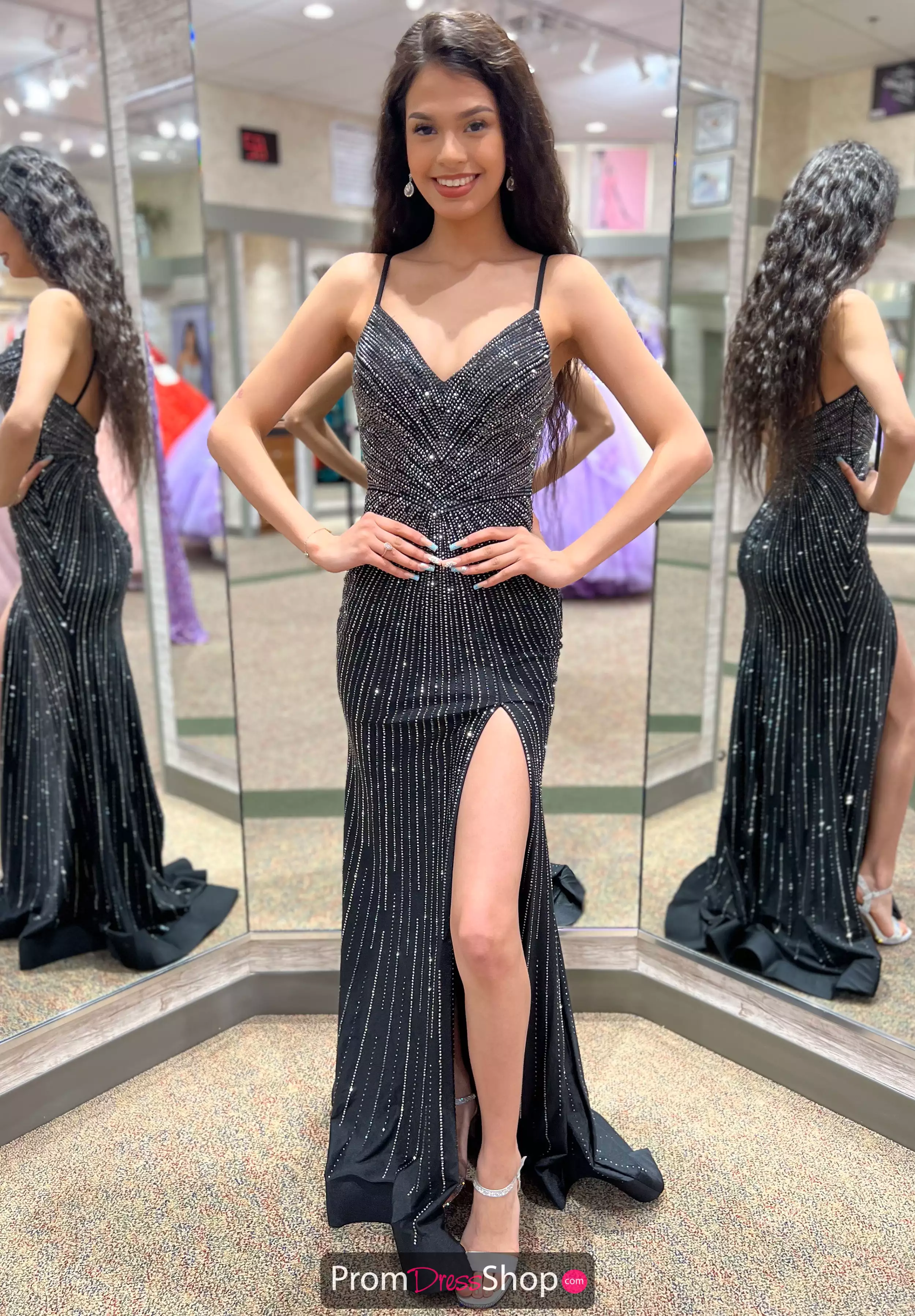 Black Long Jersey Dress 55604 Black Long Jersey Dress 55604
