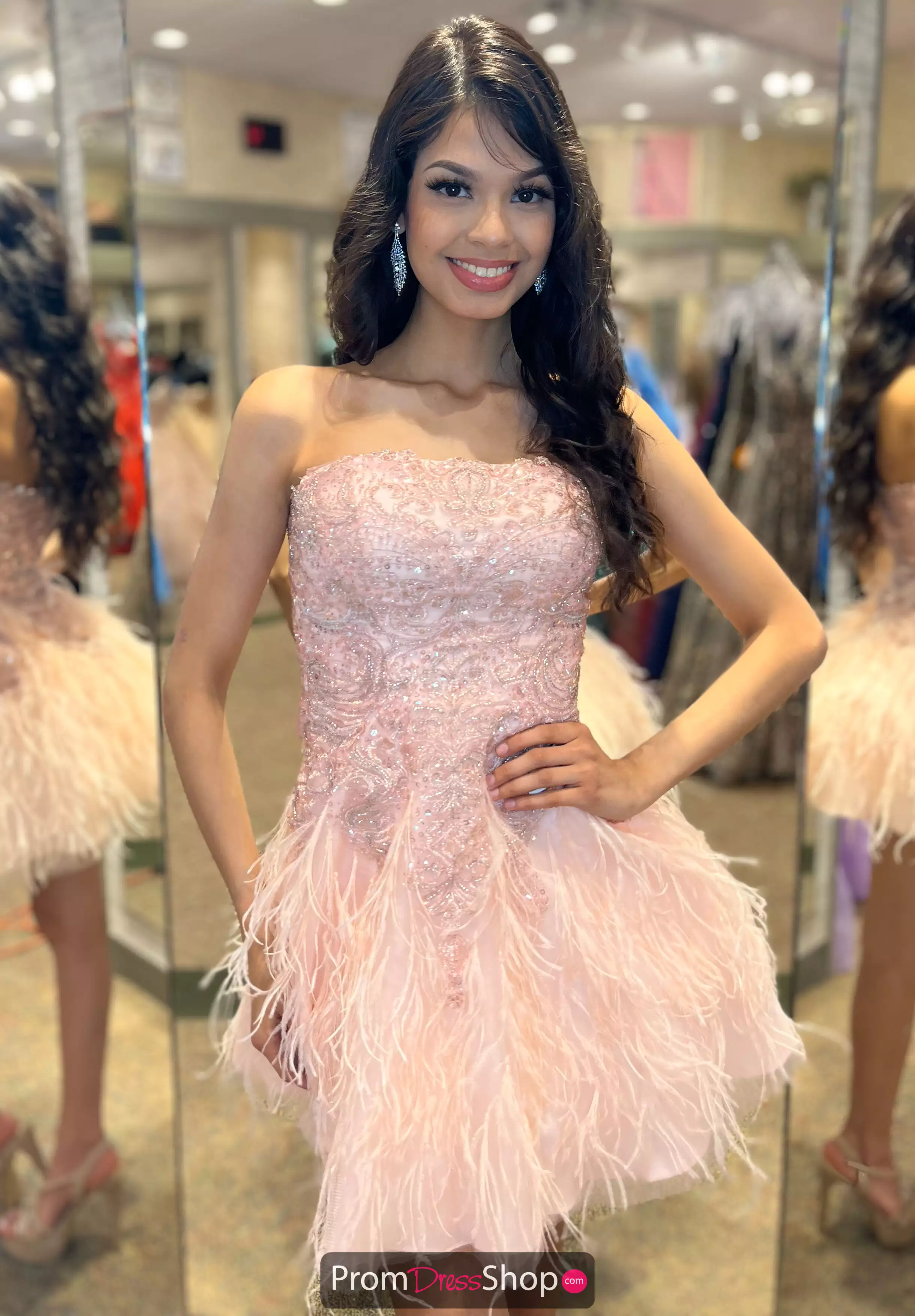 Sweetheart Neckline Homecoming Dress 1143