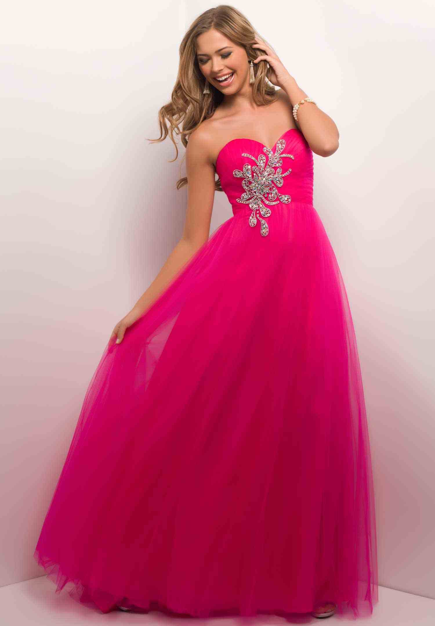 Prom Dresses Hot Pink And Black - Formal Dresses